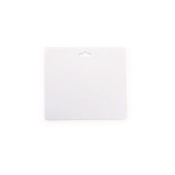   Névkitűző, Euro kivágás, 97x86 mm, DURABLE "VISITOR BADGE", fehér