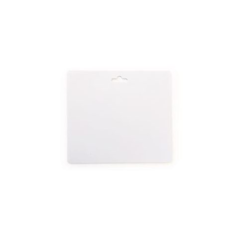 Névkitűző, Euro kivágás, 97x86 mm, DURABLE "VISITOR BADGE", fehér
