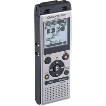   Diktafon, digitális, 4 GB memória,OM SYSTEM "WS-882", ezüst