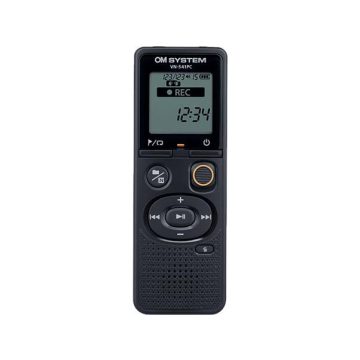   Diktafon, digitális, 4 GB memória, OM SYSTEM "VN-541PC", fekete