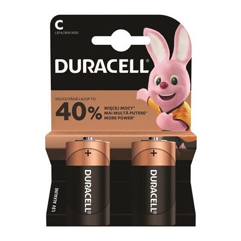Elem, C baby, 2 db, DURACELL "Basic"