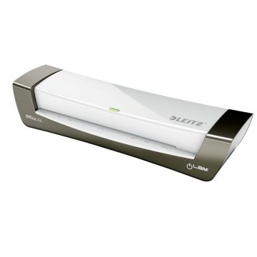   Laminálógép, A4, 80-125 mikron, LEITZ "iLam Office", ezüst