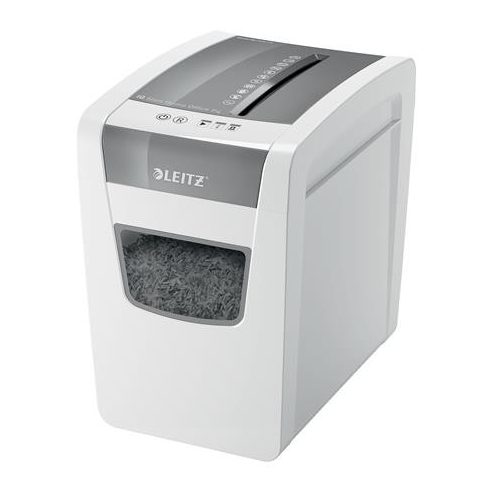 Iratmegsemmisítő, konfetti, 10 lap, LEITZ "IQ Slim Home Office"