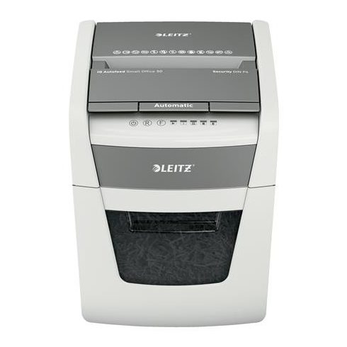 Iratmegsemmisítő, konfetti, 50 lap, LEITZ "IQ AutoFeed SmallOffice 50 P4 Pro"