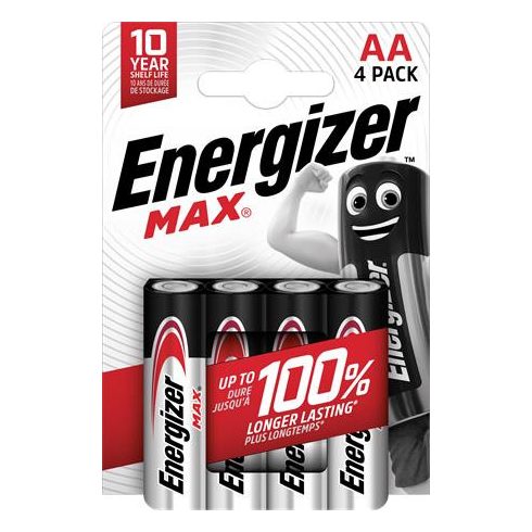 Elem, AA ceruza, 4 db, ENERGIZER "Max"