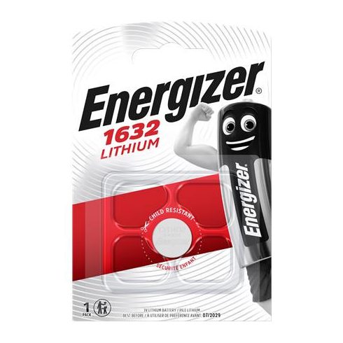 Gombelem, lítium, CR1632, 1 db, ENERGIZER