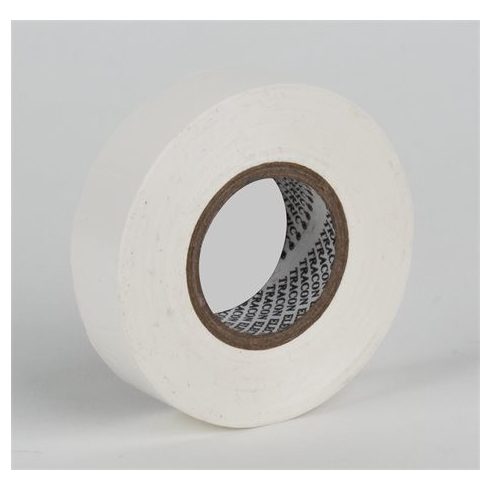 PVC szigetelőszalag, 20 m x 19 mm, fehér