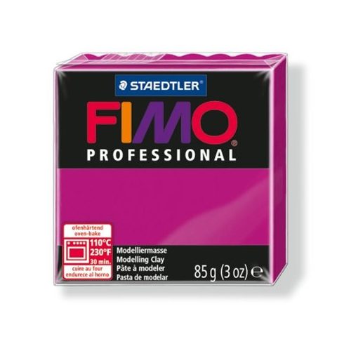 Gyurma, 85 g, égethető, FIMO "Professional", magenta