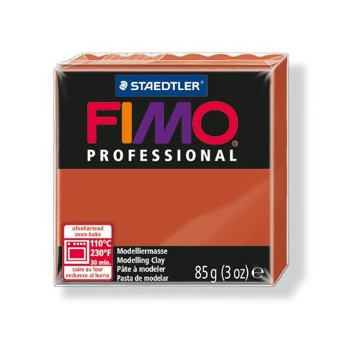 Gyurma, 85 g, égethető, FIMO "Professional", terrakotta