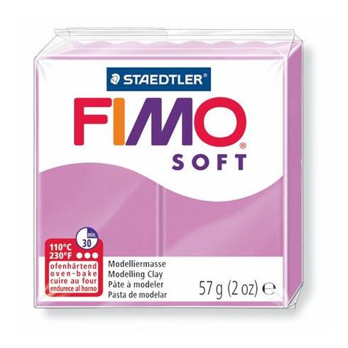 Gyurma, 57 g, égethető, FIMO "Soft", levendula