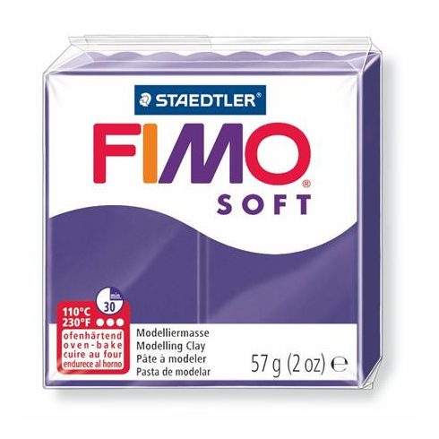 Gyurma, 57 g, égethető, FIMO "Soft", szilva
