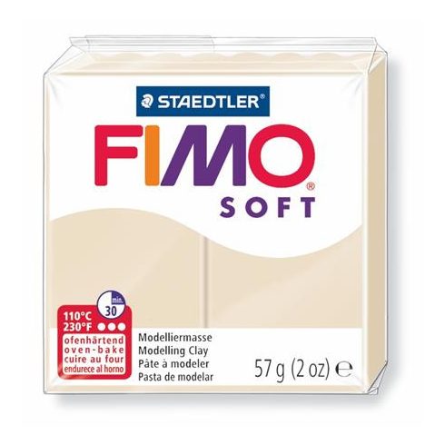Gyurma, 57 g, égethető, FIMO "Soft", szahara