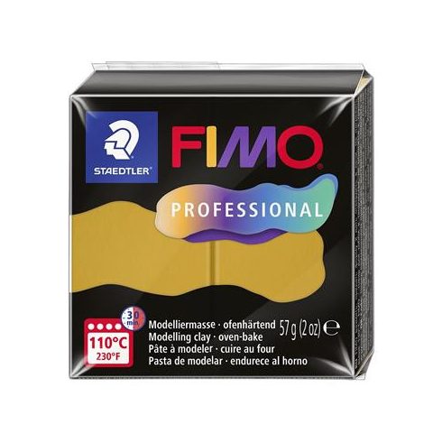 Gyurma, 57 g, égethető, FIMO "Professional", okker
