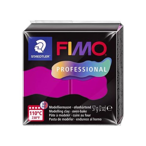 Gyurma, 57 g, égethető, FIMO "Professional", magenta