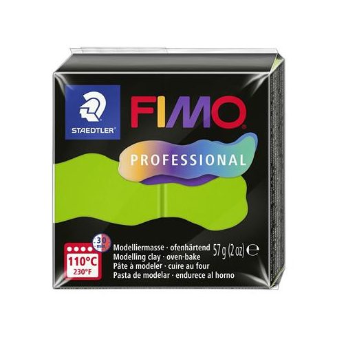 Gyurma, 57 g, égethető, FIMO "Professional", világoszöld