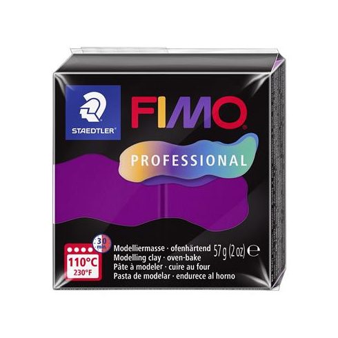 Gyurma, 57 g, égethető, FIMO "Professional", viola
