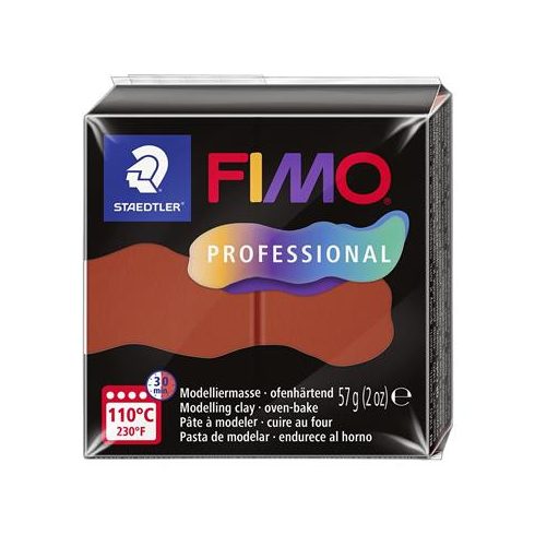 Gyurma, 57 g, égethető, FIMO "Professional", terrakotta