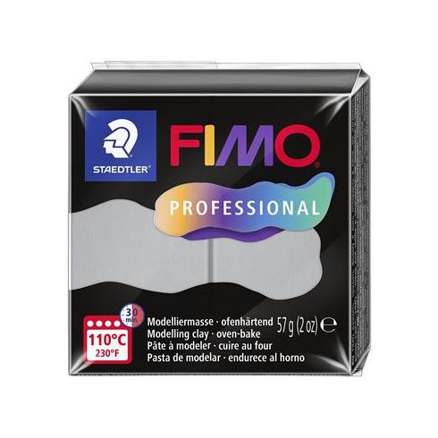 Gyurma, 57 g, égethető, FIMO "Professional", delfinszürke