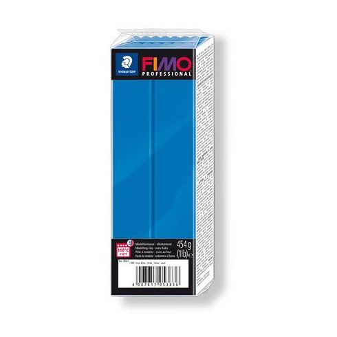 Gyurma, 454 g, égethető, FIMO "Professional", kék