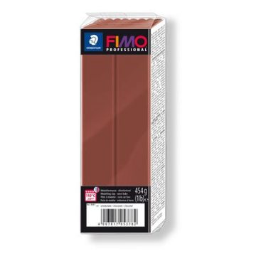   Gyurma, 454 g, égethető, FIMO "Professional", csokoládé