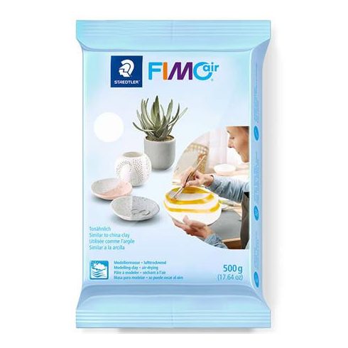 Gyurma, 500 g, levegőre száradó, FIMO "Air Basic", fehér