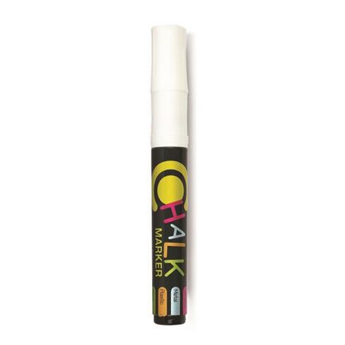 Krétamarker, 2,5 mm, FLEXOFFICE "Chalkmarker", fehér