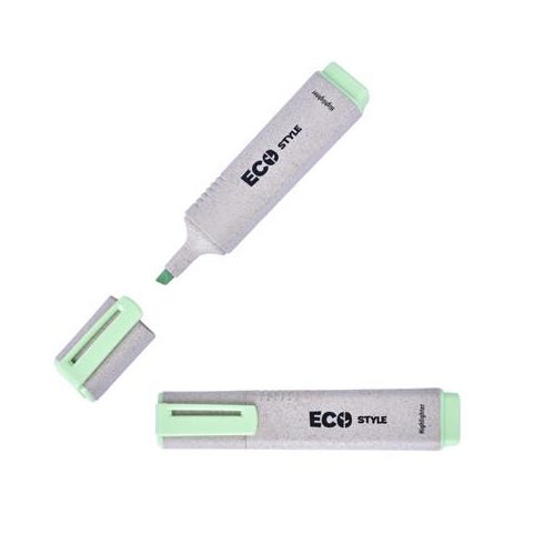 Szövegkiemelő, 1-4 mm, FLEXOFFICE "HL05 Eco Style", zöld
