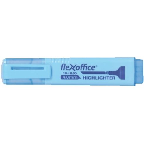 Szövegkiemelő, 1-4 mm, FLEXOFFICE "HL05", kék