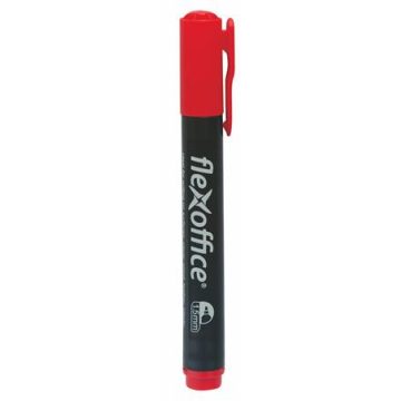   Alkoholos marker, 1,5 mm, kúpos, FLEXOFFICE "PM03", piros