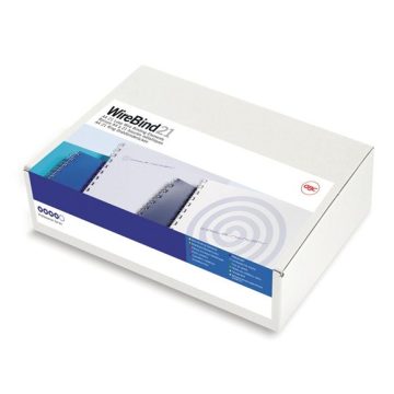   Spirál, fém, 2:1, 6 mm, 55 lap, GBC "MultiBind 21", fehér
