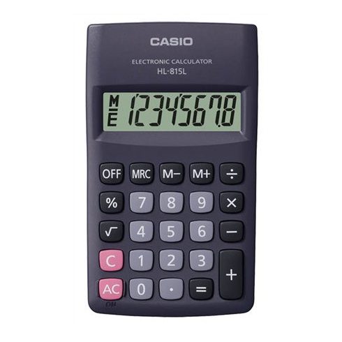 Zsebszámológép, 8 számjegy, CASIO "HL-815"