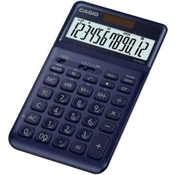   Számológép, asztali, 12 számjegy, CASIO "JW 200SC", sötétkék