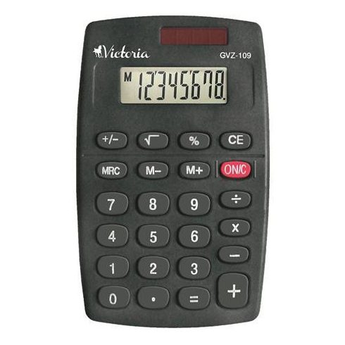 Zsebszámológép, 8 számjegy, VICTORIA OFFICE, "GVZ-109"