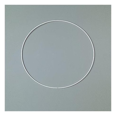 Fém karika, fehér, EFCO, 18 cm