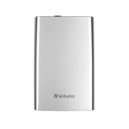 2,5" HDD (merevlemez), 2TB, USB 3.0, VERBATIM, ezüst