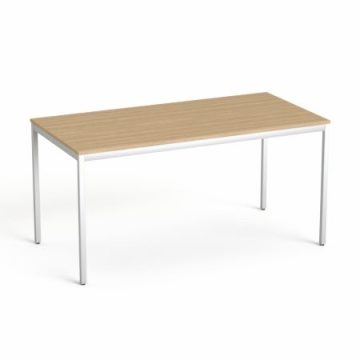   Általános asztal fémlábbal, 75x150 cm, MAYAH "Freedom SV-39", kőris