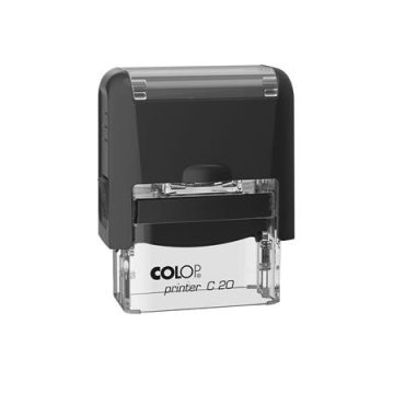   Bélyegző, COLOP "Printer C 20", kék cserepárnával