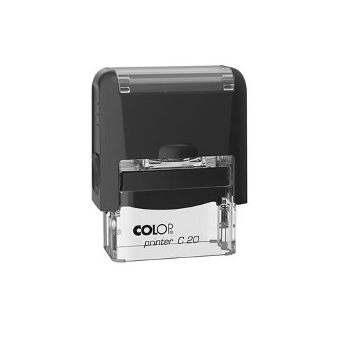 Bélyegző, COLOP "Printer C 20", kék cserepárnával