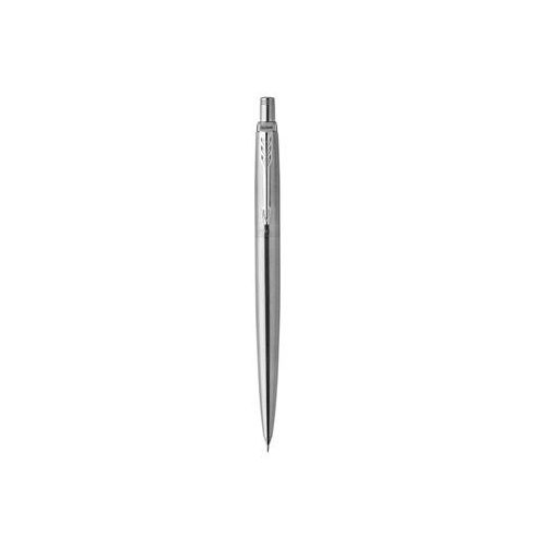 Nyomósirón, 0,5 mm, ezüst színű klip, PARKER "Royal Jotter", rozsdamentes acél