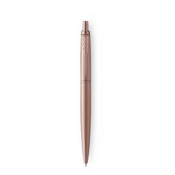   Golyóstoll, 0,7 mm, nyomógombos, rózsaszín klip, rózsaszín tolltest, PARKER, "Royal Jotter XL", kék
