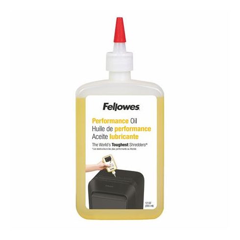 Karbantartó olaj iratmegsemmisítőhöz, 355 ml, FELLOWES "Powershred"