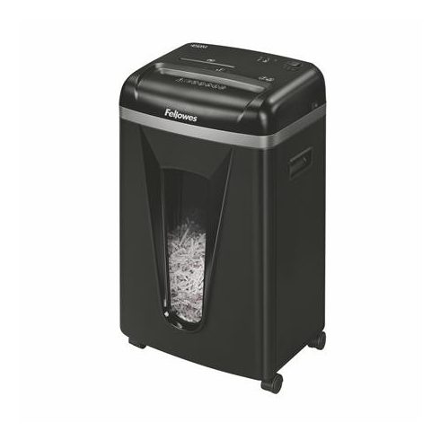Iratmegsemmisítő, mikrokonfetti, 9 lap, FELLOWES "Microshred 450M"