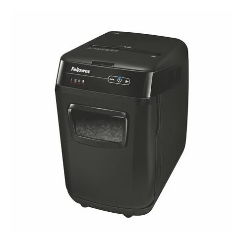 Iratmegsemmisítő, konfetti, 180 lap, FELLOWES "AutoMax™ 200C"