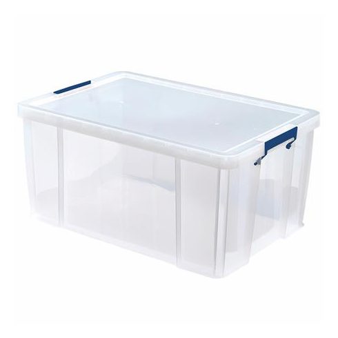 Műanyag tároló doboz, átlátszó, 70 liter, FELLOWES, "ProStore™"