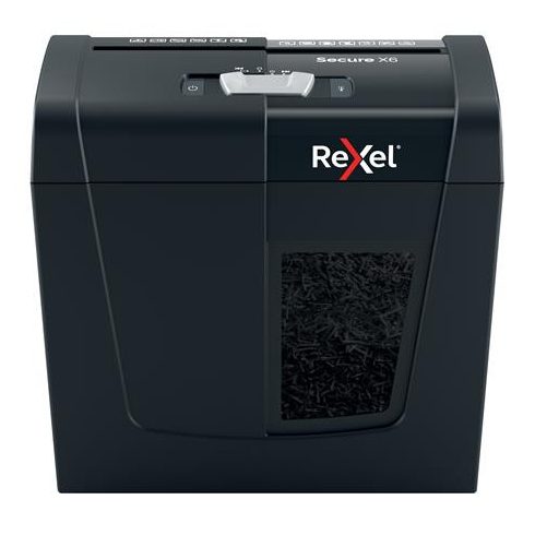 Iratmegsemmisítő, konfetti, 6 lap, REXEL, "Secure X6"
