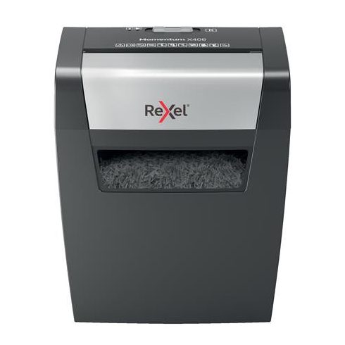 Iratmegsemmisítő, konfetti, 6 lap, REXEL, "Momentum X406"