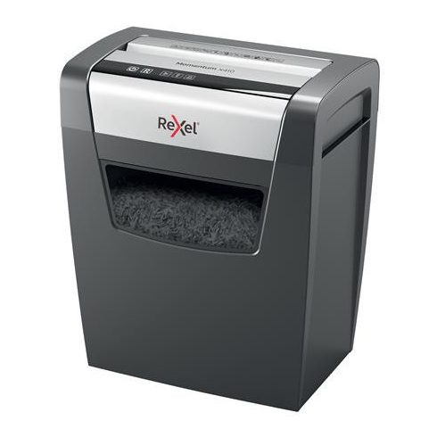 Iratmegsemmisítő, konfetti, 10 lap, REXEL, "Momentum X410"