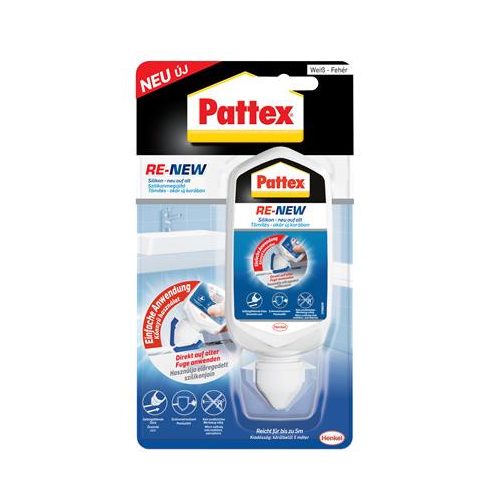 Szilikon felújító, 80 ml, HENKEL "Pattex Re-New", fehér