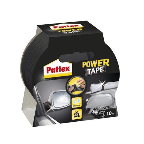 Ragasztószalag, 50 mm x 10 m, HENKEL "Pattex Power Tape", fekete
