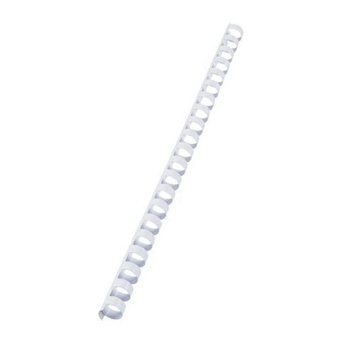 Spirál, műanyag, 12 mm, 56-80 lap, VICTORIA OFFICE, fehér